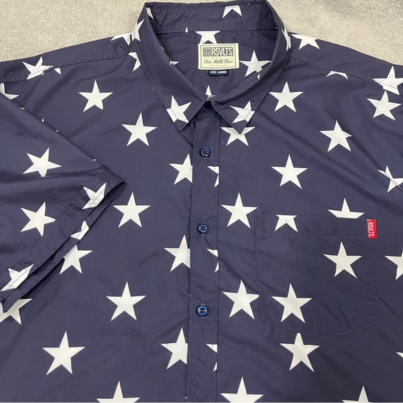 The Roosevelts RSVLTS Dare Mighty Things Button Down Shirt Size XXL  3XL - Picture 1 of 7